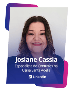 Josiane Cassia _ Especialista de Contratos na Usina Santa Adélia Josiane Cassia _ Especialista de Contratos na Usina Santa Adélia