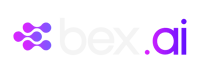 Logo BexAI (fundo azul)