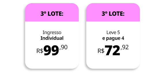 Valores 3º lote do GRT Digital